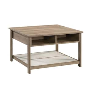 Anda Norr 31.496 in. Sky Oak Square Engineered Wood Coffee Table with Lift-Top