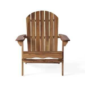 Natural Stained Acacia Wood Outdoor Adirondack Chair