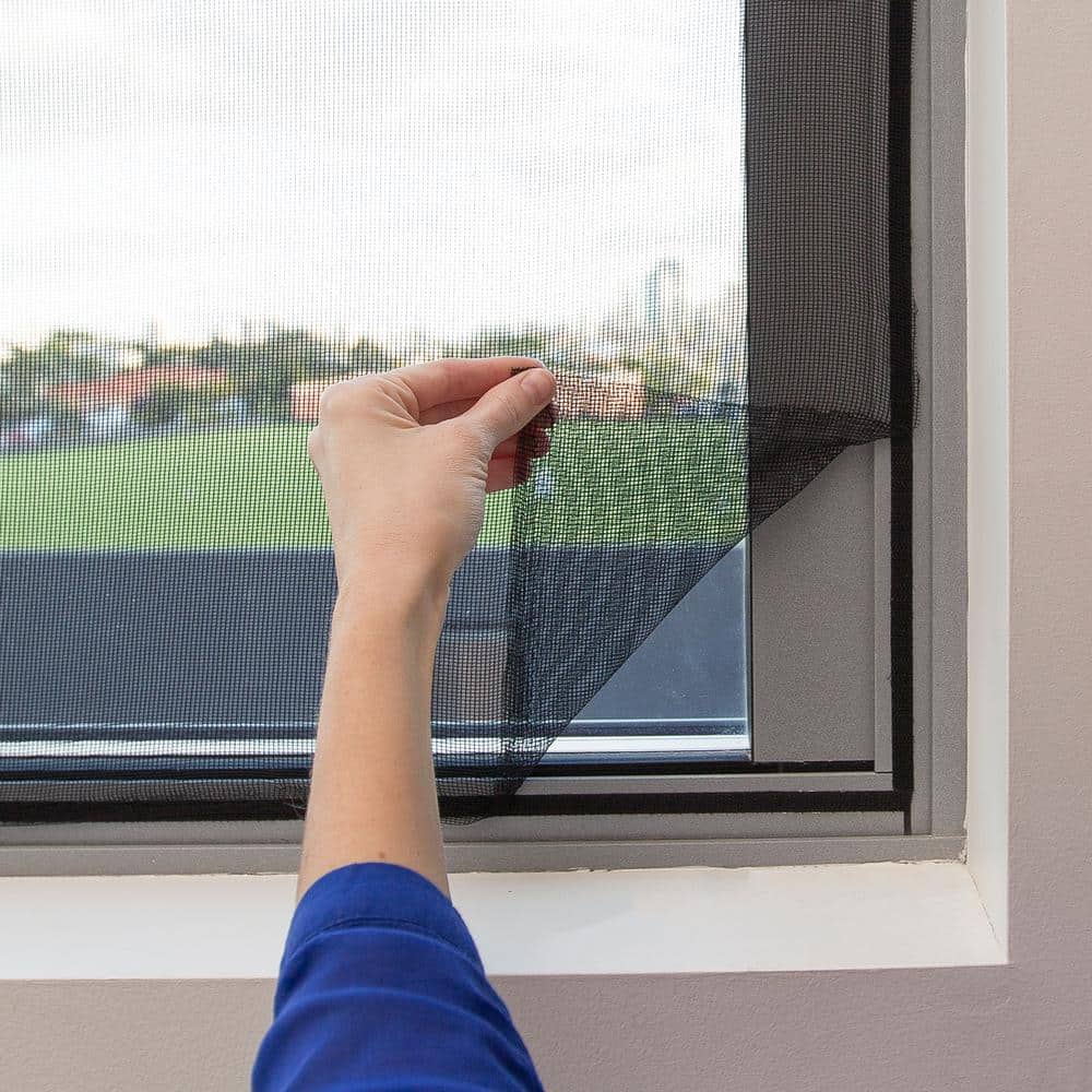Extra Large Black Polyester Removable Fly Screen Kit