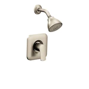 Rizon Single-Handle Posi-Temp Eco-Performance Shower Faucet Trim Kit in Brushed Nickel (Valve Not Included)