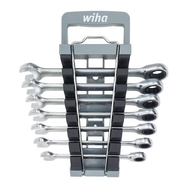 7 Piece Combination Ratchet Wrench Set Metric