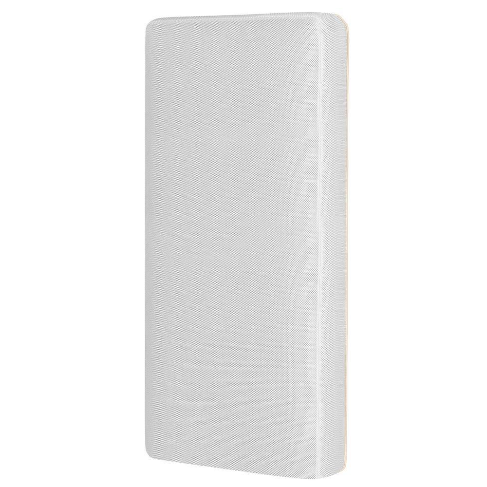 Dream On Me 5" White and Brown 2-in-1 Crib Mattress