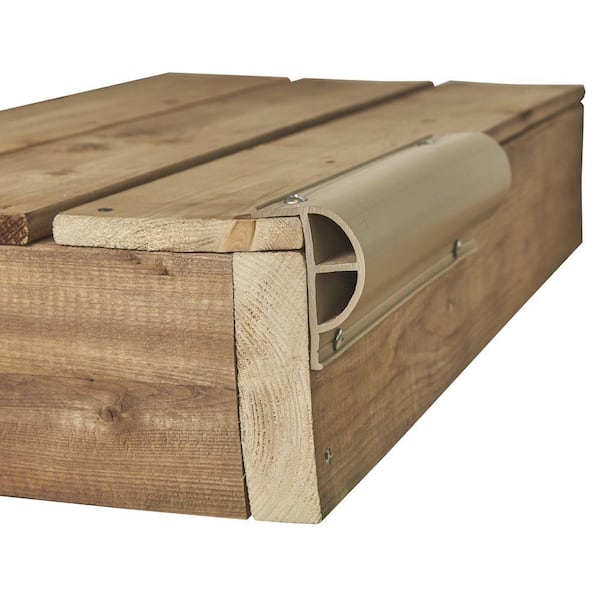 3 in. x 8 in. x 24 ft. Heavy "p" Profile, Beige