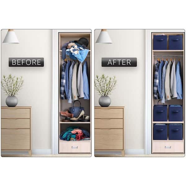 Have a question about Sorbus Storage Cubes with Handles, Navy Blue