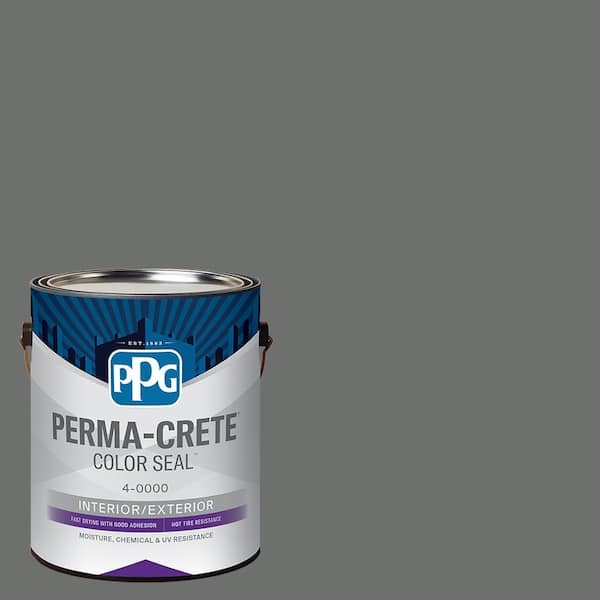 Perma-Crete Color Seal 1 gal. PPG1010-6 Up in Smoke Satin Interior/Exterior Concrete Stain