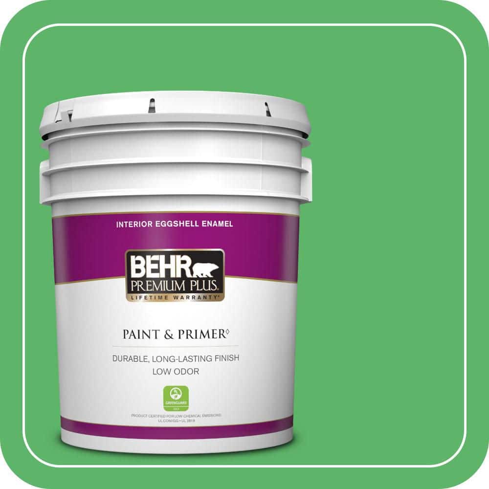5 gal. #P390-6 Lawn Party Eggshell Enamel Low Odor Interior Paint & Primer price history on PriceWatchPro