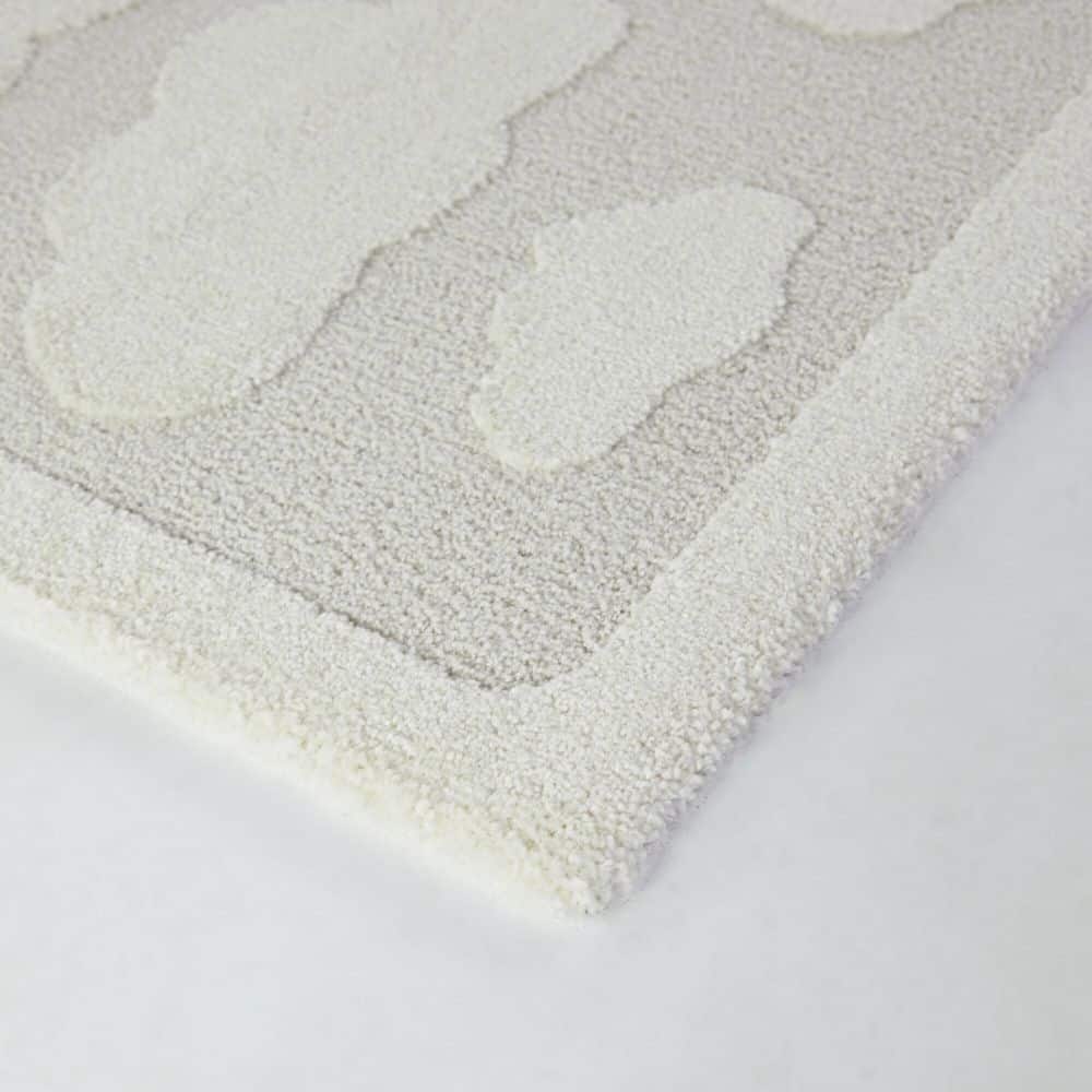 Cumulus Cloud Kids Area Rug 5'3" x 7' in Cream