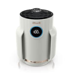 NeverChange 250 sq. ft. HEPA Filter Table Top Mini Air Purifier and Cleaner in Grays with Odor Neutralizer Technology