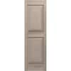 15 in. Vinyl Raised Panel Shutters in Wicker - Set of 2 (14.75 in. W x 1 in. D x 58.81 in. H (6.98 lbs.))