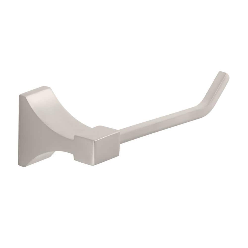 Glacier Bay Leary SinglePost Toilet Paper Holder in Brushed Nickel