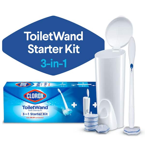 Clorox ToiletWand Disposable Toilet Bowl Cleaner Kit