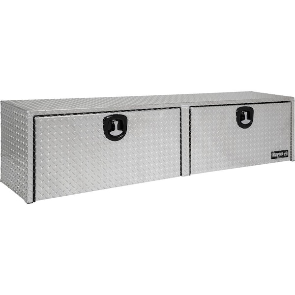 18 in. x 16 in. x 72 in. Diamond Tread Aluminum Topsider Truck Box