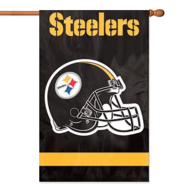 Party Animal Pittsburgh Steelers Applique Banner Flag