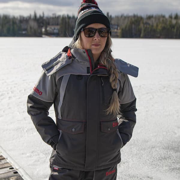 Eskimo Keeper Ice Fishing Jacket, Women's, Frost, 2X-Large
