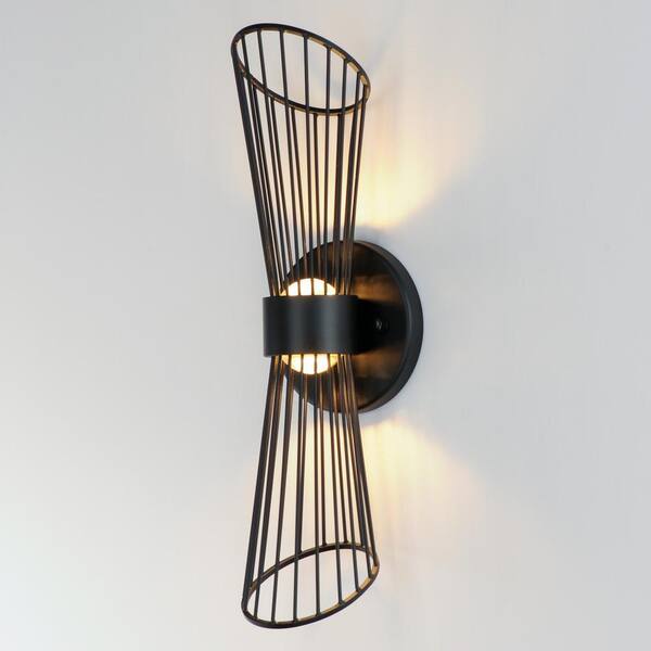 Maxim Lighting - Zeta 4.75 in. Black Steel LED Wall Sconce