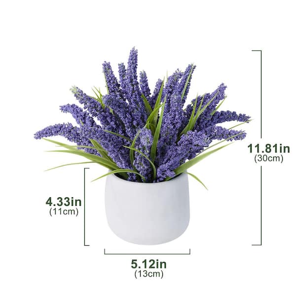 DR.Planzen 12in Artificial Plants Flowers Outdoor 21 Bundles UV