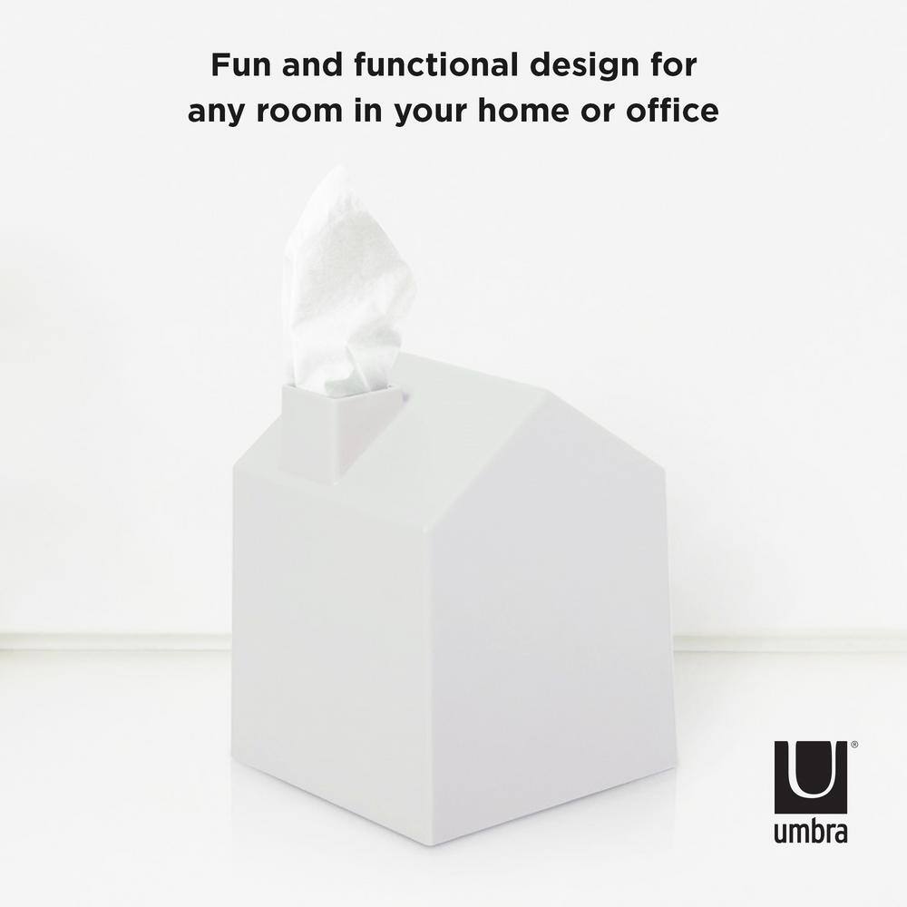 White House-Shaped Polypropylene Tissue Box Cover