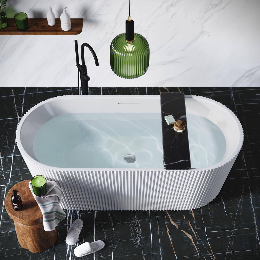 Lafayette 67" White Acrylic Freestanding Bathtub