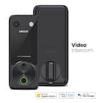 Lockly Vision 2K Video Zeno Matte Black Deadbolt Wi-Fi Doorbell
