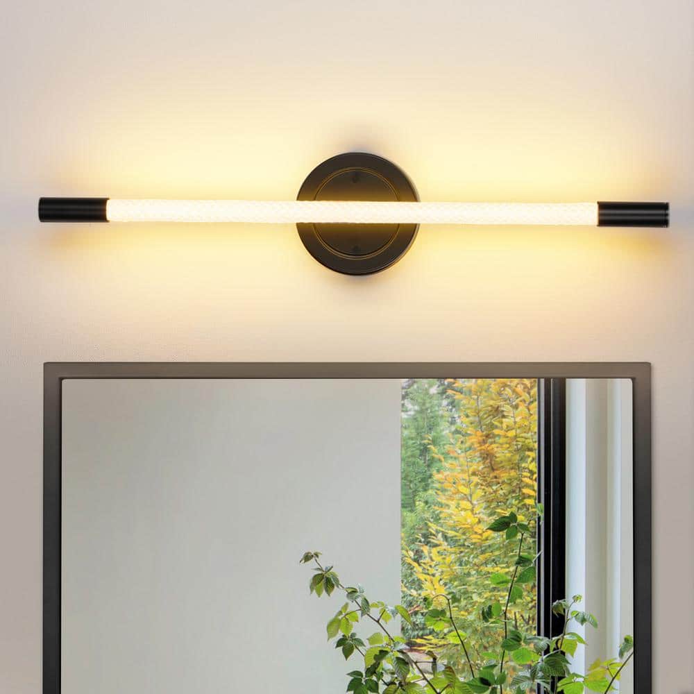 Millbrook Modern 1-Light Matte Black Wall Sconce with Integrated LED price history on PriceWatchPro