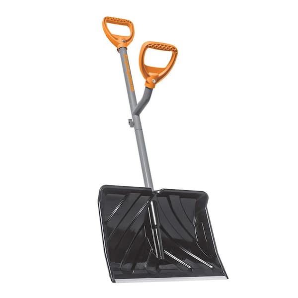 42 in. Emergency Snow Shovel, Detachable Plastic Handle Metal Blade with Storage Bag for Car, Truck, Driveway, Camping