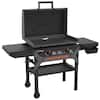 Blackstone 2-Burner Propane Outdoor Griddle with Hood in Black 8093915