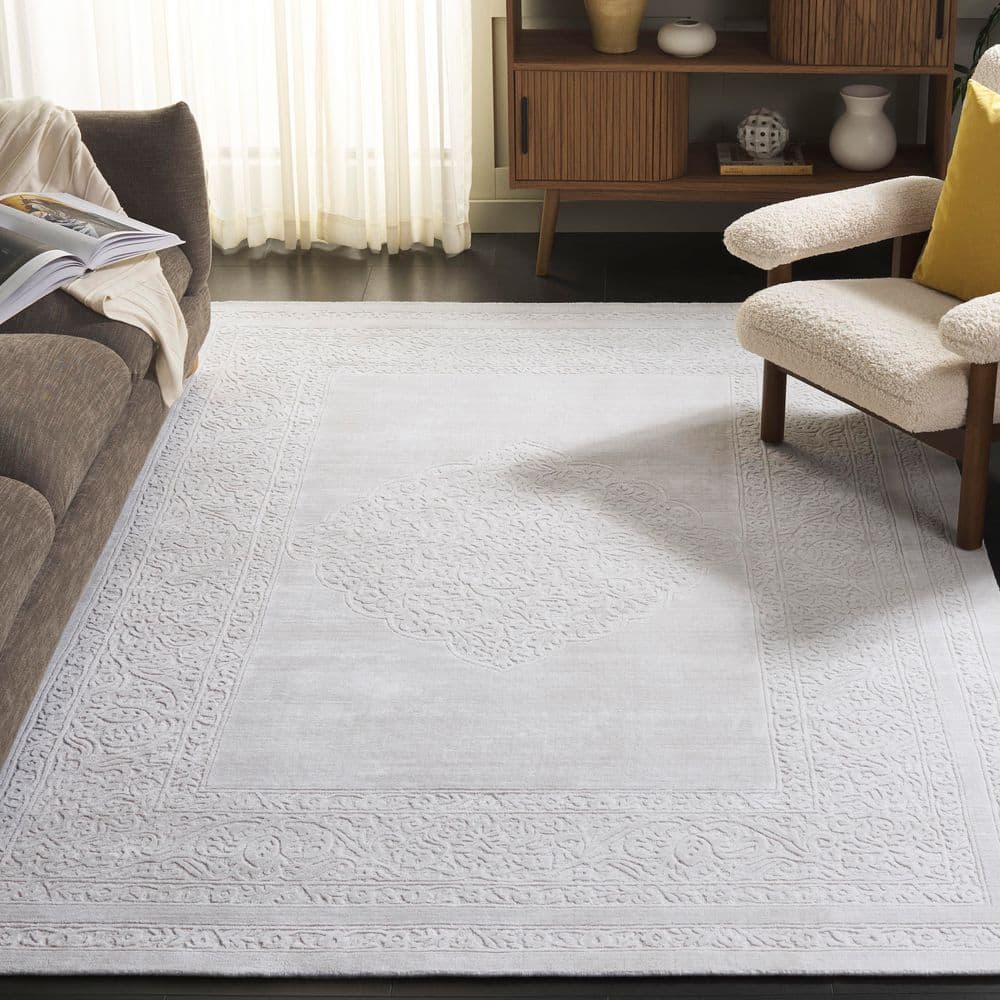 Mirage 6 ft. x 9 ft. Ivory Border Ornate Area Rug price history on PriceWatchPro