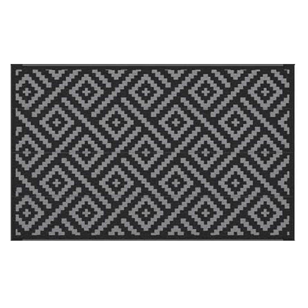 5 ft. x 8 ft. Reversible Waterproof Outdoor Rug for Patio, Camping, RV, Dec