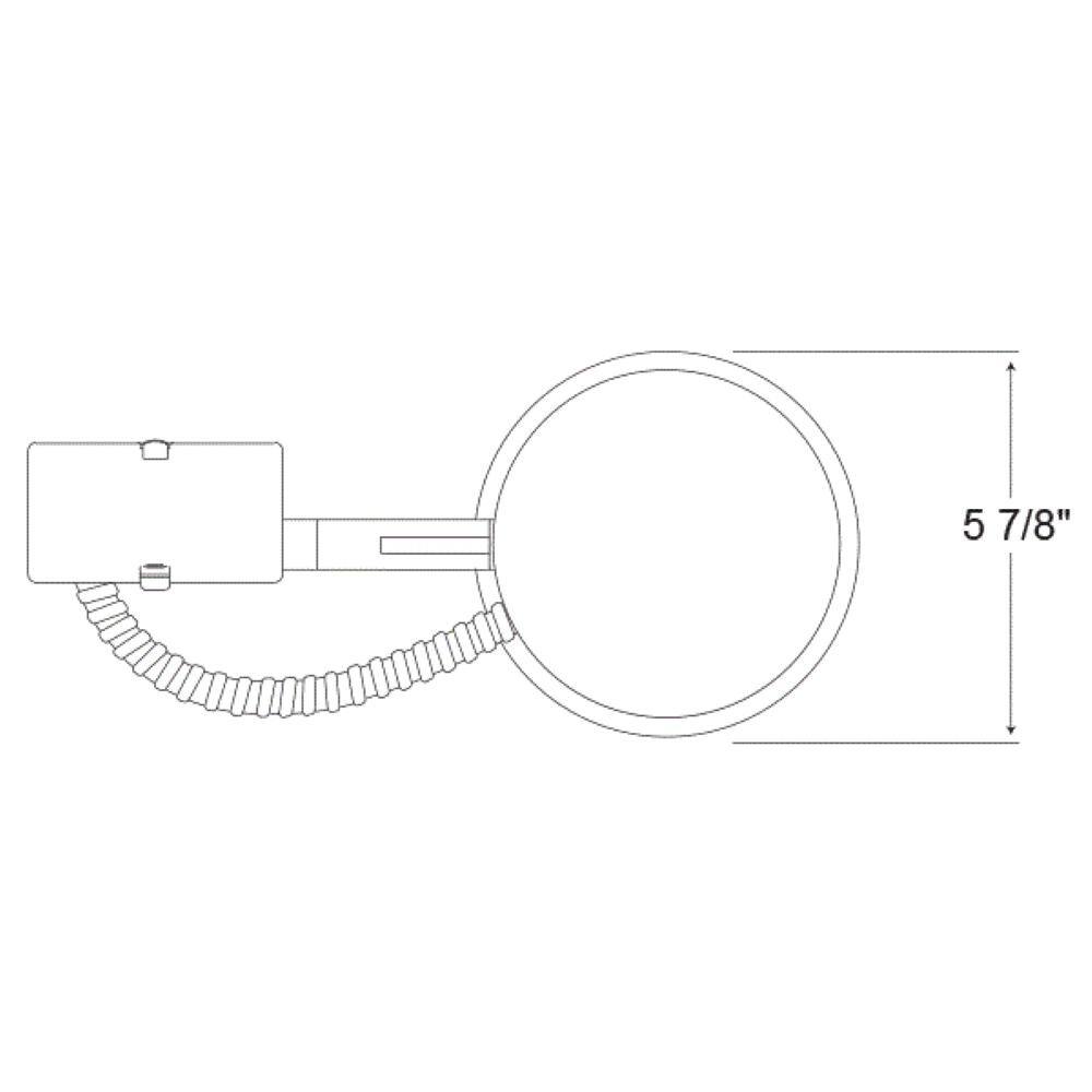 Juno 5" Aluminum Indoor/Outdoor LED Remodel Housing