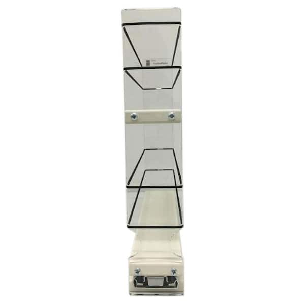 Vertical Spice 2-Tier Sliding Cabinet Mount Spice Organizer Drawer (2-Pack)  2 x 2x2x11DC - The Home Depot