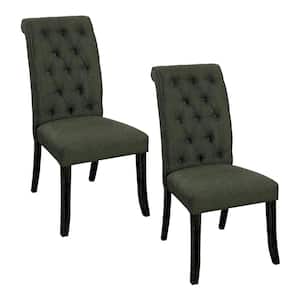 Sania III Antique Black/Gray Side Chair