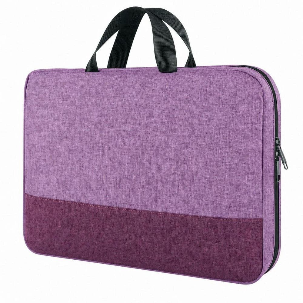 Purple 15.6 in. Laptop Sleeve Computer Bag Water Resistant Computer Case Carrying Cover Compatible, Gifts for Men Women