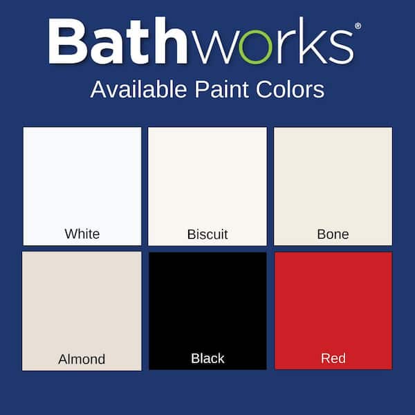 BATHWORKS DIY Bathtub & Tile Refinishing Kit w/Non-Slip (WHITE)