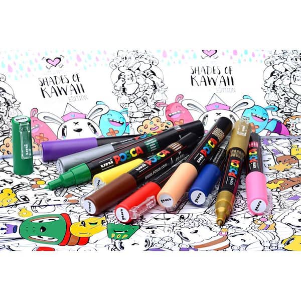 Uni Posca Paint Markers Set of 48/29/36/16/8/7 Colors Painting Pens,  PC-1M/3M/5M/8K/17K Full Set Drawing Art POSCA Marker Gift - AliExpress