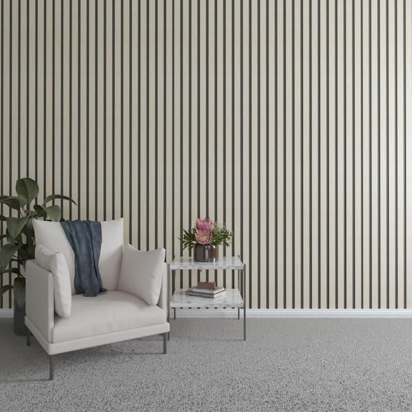 94 in. H x 2 in. W Slatwall Panels in Birch 22-Pack