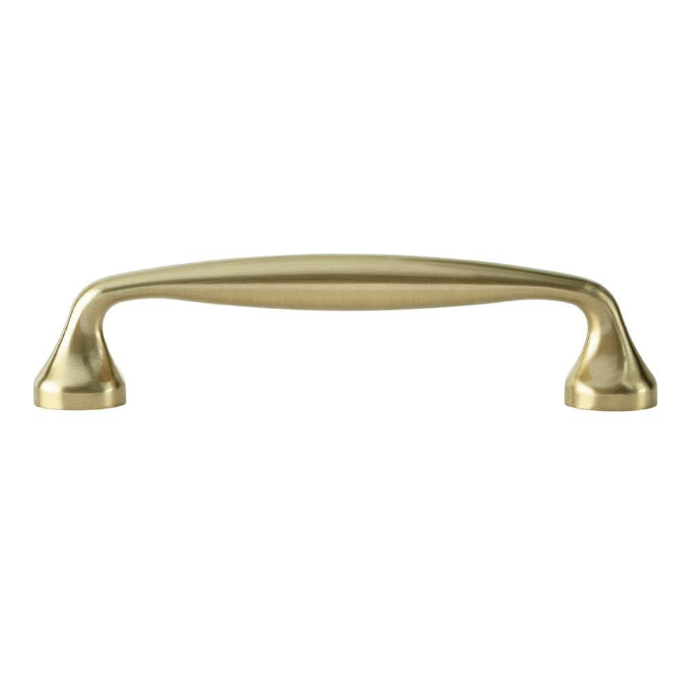 Mason Satin Brass 5" Bar Pull with Mounting Hardware