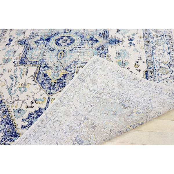 Chelsea Ivory 10 ft. x 14 ft. Medallion Area Rug
