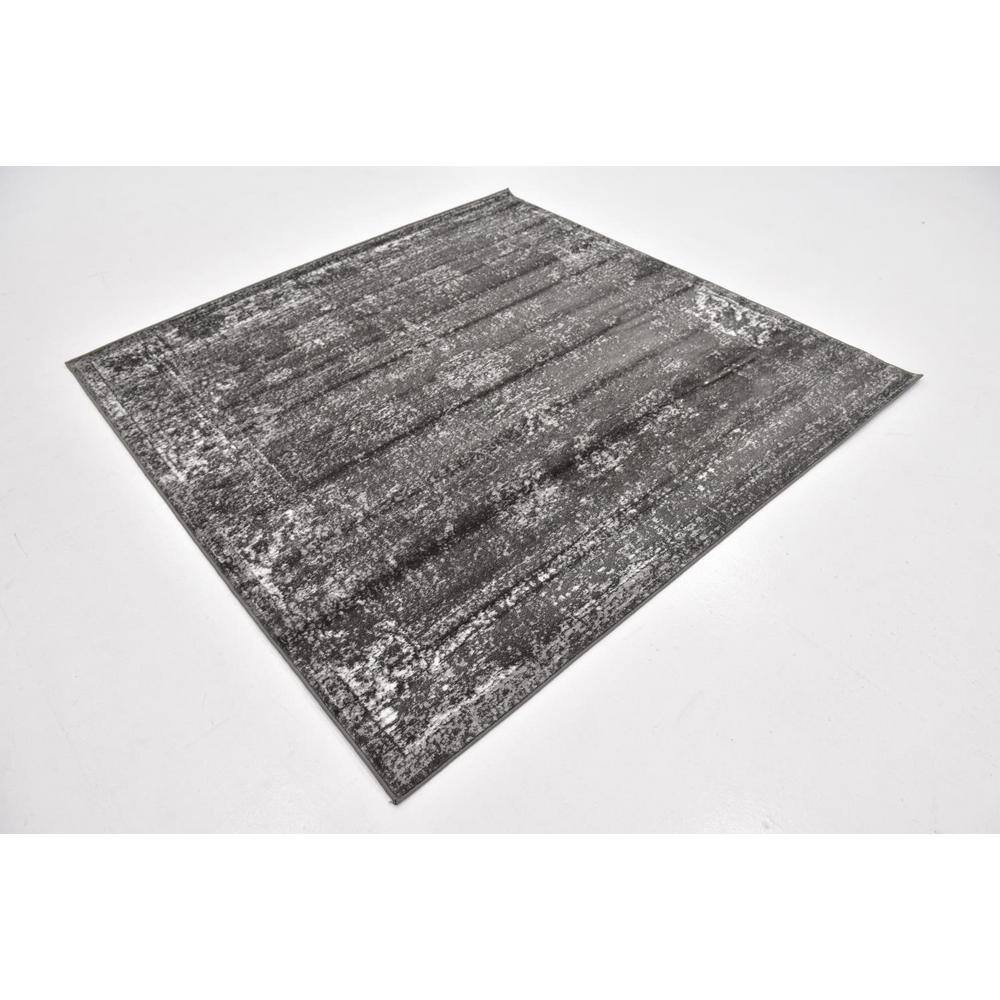 Casino Sofia Dark Grey Square Indoor Easy-Care Rug