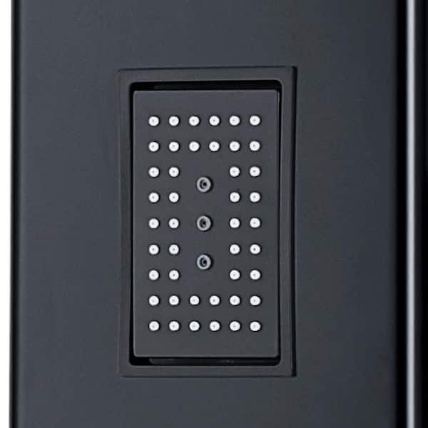 AKDY 59 in. 2-Jet Multifunction Shower System in Matte Black