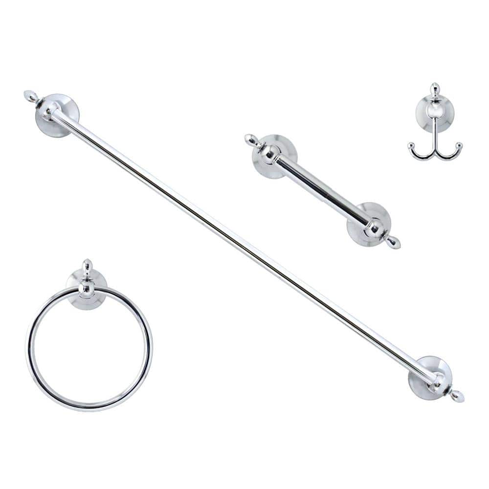 Antica 4-Piece Bathroom Accessories Set in Polished Chrome price history on PriceWatchPro