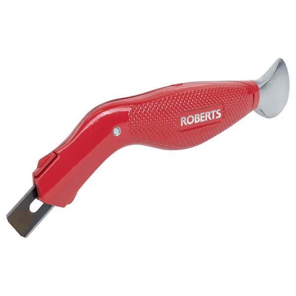 Cut and Jam Carpet Knife for Cutting and Tucking Carpet with Blades