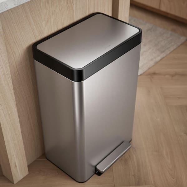KOHLER Dual 5.5 Gal. Stainless Steel Compartment Trash Can K-20956