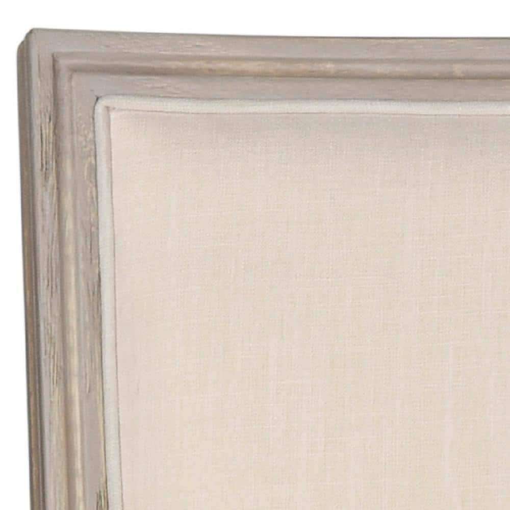 Buchanan Beige Linen Upholstered Side Chair Set