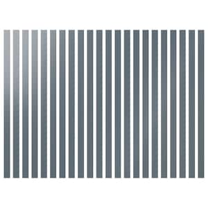 Adjustable Slat Wall 1/8 in. T x 2 ft. W x 4 ft. L Dark Grey Acrylic Decorative Wall Paneling (22-Pack)