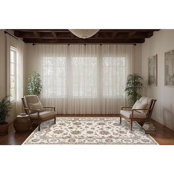 Judith Ivory 7 ft. x 10 ft. Indoor Area Rug