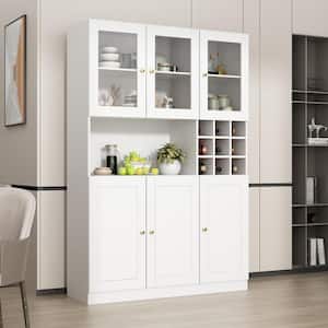 Home Decorators Collection Bradstone White 6 Door Storage Cabinet JS-3423-A  - The Home Depot