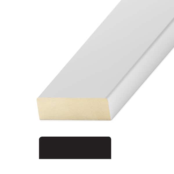 Unbranded 1 in. x 3-1/2 in. x 7 ft. MDF 2 R.E. Header Moulding