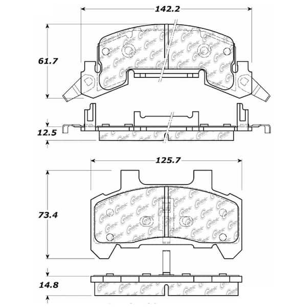 Centric Parts Disc Brake Pad Set