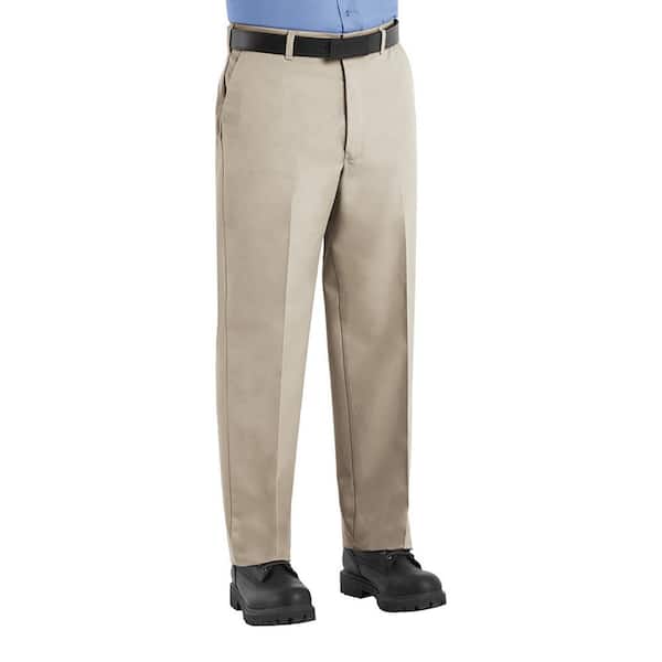Red Kap 29 in. x 34 in. Tan Wrinkle-Resistant Work Pant PT10TN 29 34 - The Home Depot