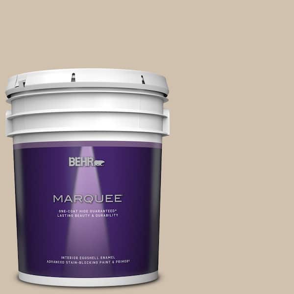 BEHR MARQUEE 5 gal. Home Decorators Collection #HDC-NT-13 Merino Wool One-Coat Hide Eggshell Enamel Interior Paint & Primer